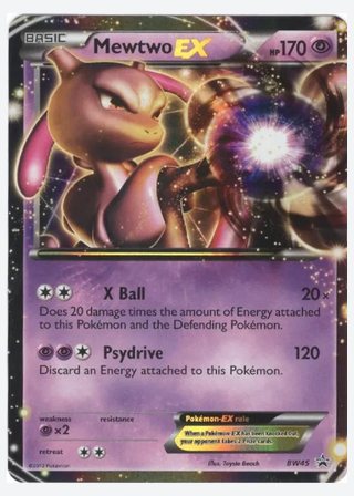 Mewtwo-EX — catalogusbeeld