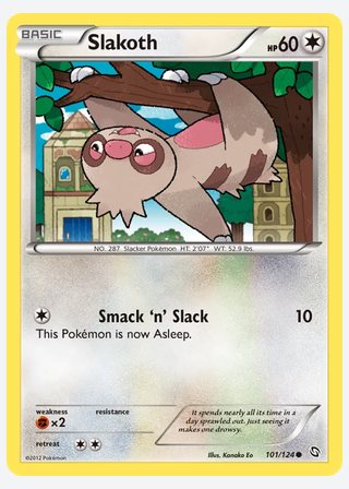 Slakoth — catalogusbeeld