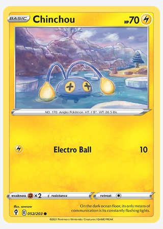 Chinchou — catalogusbeeld