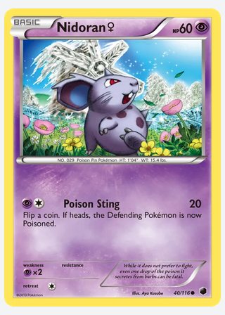 Nidoran♀ — catalogusbeeld