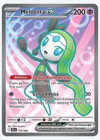 Meloetta ex — catalogusbeeld