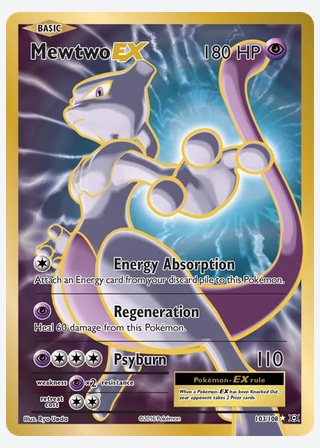Mewtwo EX — catalogusbeeld