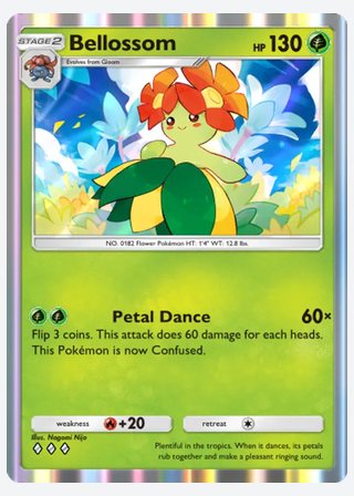 Bellossom — catalogusbeeld