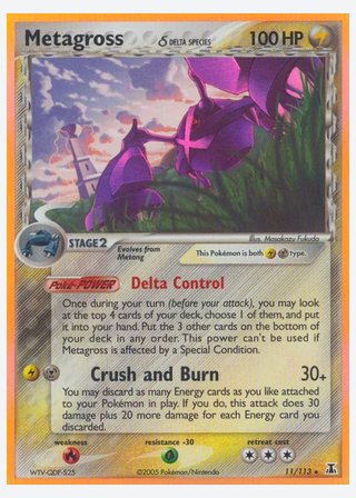 Metagross δ — catalogusbeeld