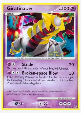 Giratina — catalogusbeeld
