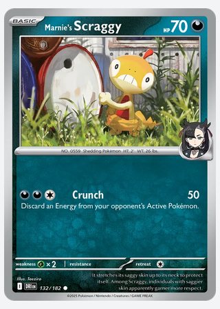Marnie's Scraggy — catalogusbeeld