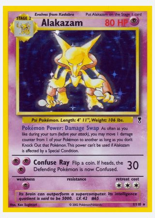 Alakazam — catalogusbeeld
