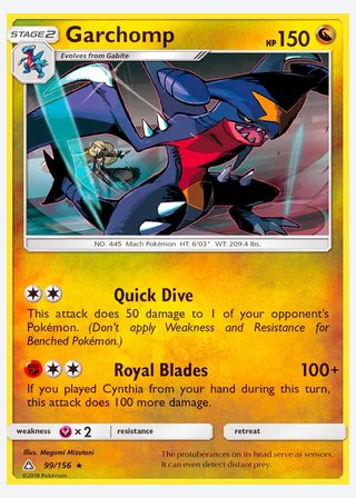 Garchomp — catalogusbeeld