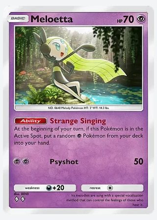 Meloetta — catalogusbeeld