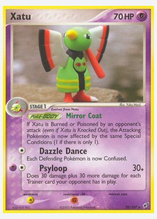 Xatu — catalogusbeeld