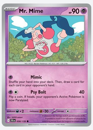 Mr. Mime — catalogusbeeld