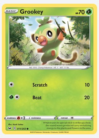 Grookey — catalogusbeeld