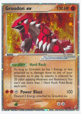 Groudon ex — catalogusbeeld