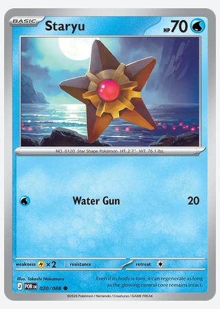 Staryu — catalogusbeeld