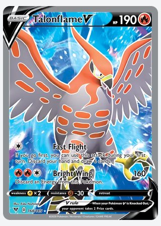 Talonflame V — catalogusbeeld