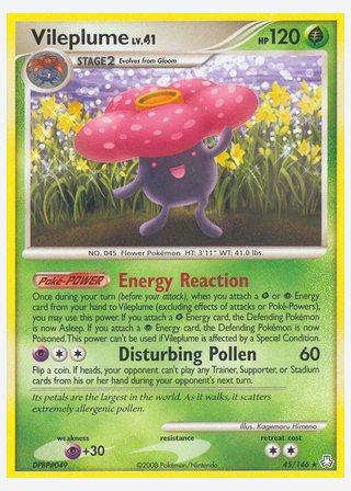 Vileplume — catalogusbeeld