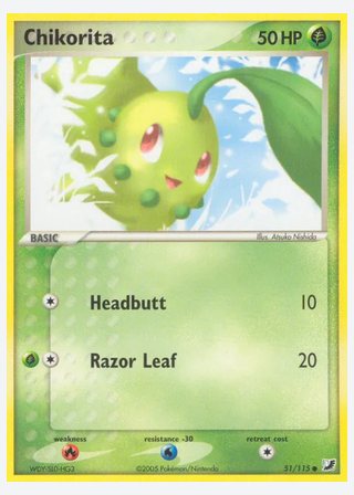 Chikorita — catalogusbeeld