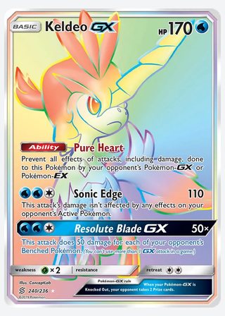 Keldeo GX — catalogusbeeld