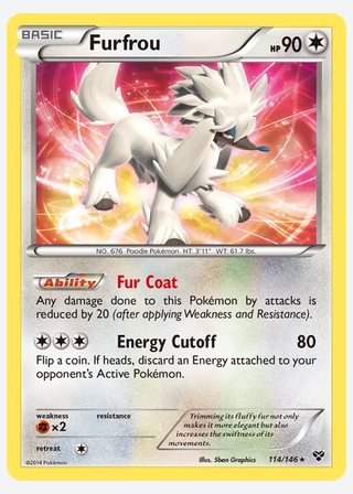 Furfrou — catalogusbeeld
