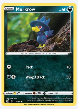 Murkrow — catalogusbeeld