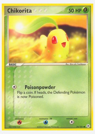 Chikorita — catalogusbeeld
