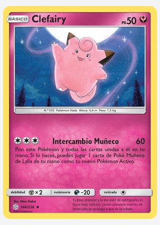 Clefairy — catalogusbeeld