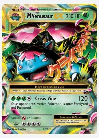 M Venusaur EX — catalogusbeeld