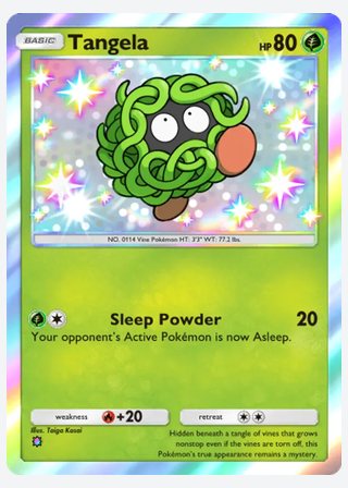 Tangela — catalogusbeeld
