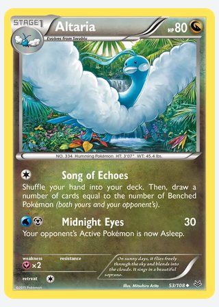 Altaria — catalogusbeeld