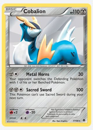 Cobalion — catalogusbeeld