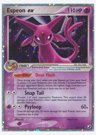 Espeon ex — catalogusbeeld