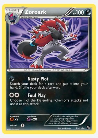 Zoroark — catalogusbeeld