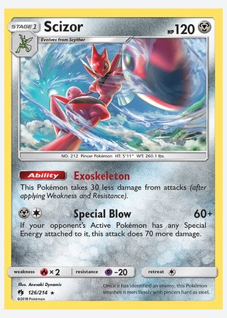 Scizor — catalogusbeeld