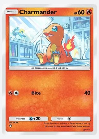 Charmander — catalogusbeeld