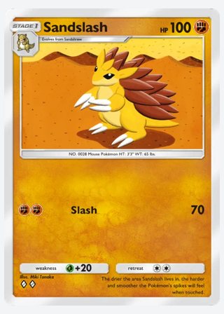Sandslash — catalogusbeeld