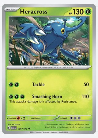 Heracross — catalogusbeeld