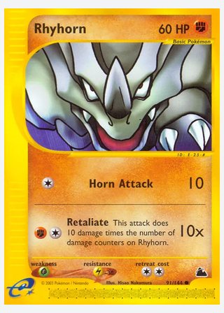 Rhyhorn — catalogusbeeld