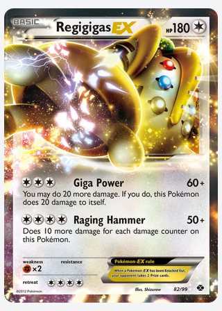 Regigigas-EX — catalogusbeeld