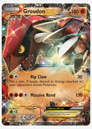Groudon EX — catalogusbeeld