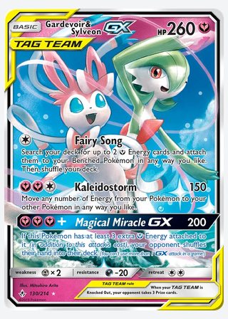 Gardevoir & Sylveon GX — catalogusbeeld