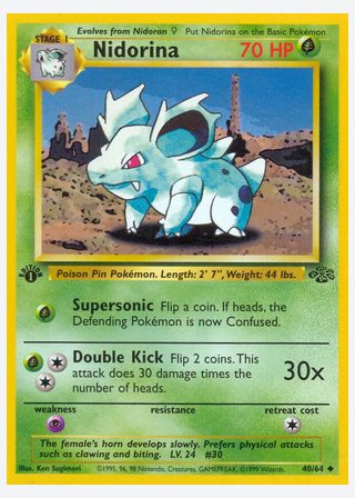 Nidorina — catalogusbeeld