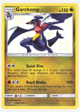 Garchomp — catalogusbeeld