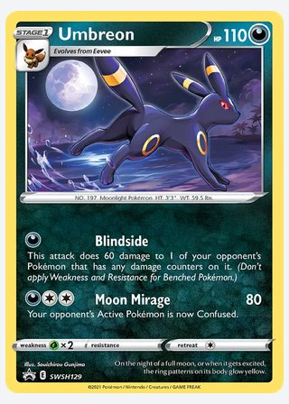 Umbreon — catalogusbeeld