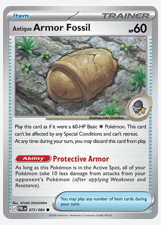 Antique Armor Fossil — catalogusbeeld