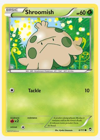Shroomish — catalogusbeeld