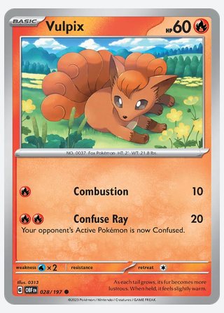Vulpix — catalogusbeeld