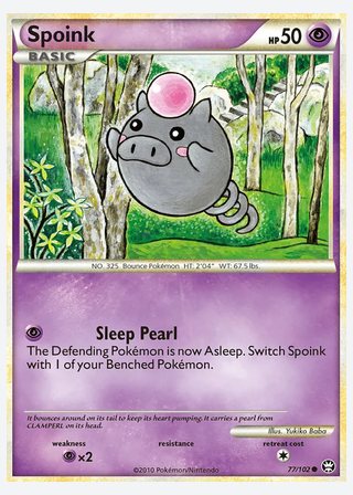 Spoink — catalogusbeeld