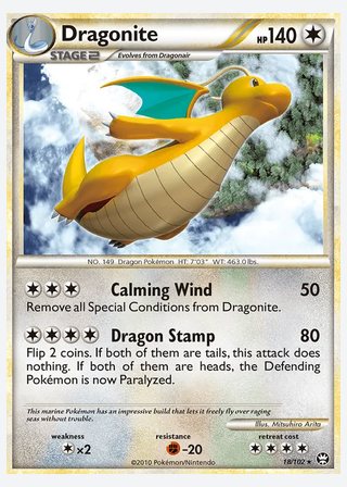 Dragonite — catalogusbeeld