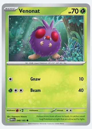 Venonat — catalogusbeeld