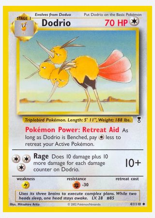 Dodrio — catalogusbeeld